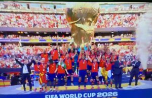 España campeona del Mundial 2026 tras vencer a Argentina por 1–0 La selección española es la nueva Campeona del Mundo de Fútbol 2026 (Foto: HOY en Delaware)