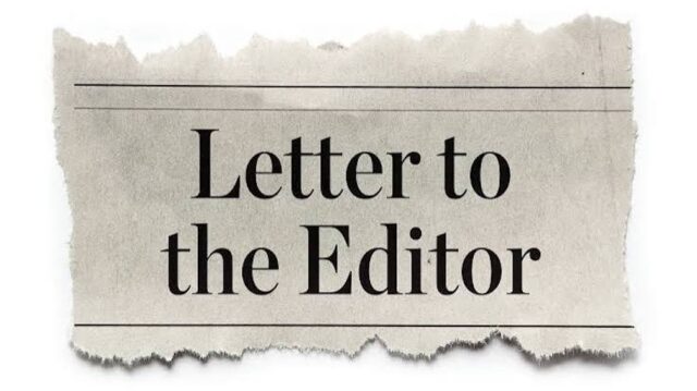 Letter to the editor