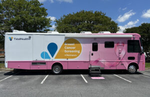 TidalHealth Mobile Mammography screenings for August 2026 Mobile Mammography Unit