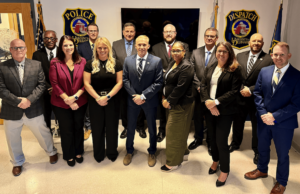 Eleven Public Safety Professionals Complete POST Instructor Course Public safety professionals from several Delaware agencies completed the 2nd Annual POST Approved Instructor Course recently at the University of Delaware Police Department in Newark. (Photo credit: DSHS)