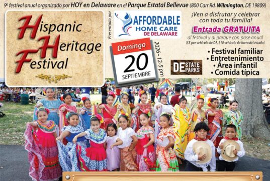 9th Annual Hispanic Heritage Festival to celebrate culture, community, and HOY en Delaware’s 30th anniversary at Bellevue State Park