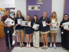 Sussex Academy students mark Hispanic Heritage Month with educational game Photo caption: Members of the Sussex Academy World Language Honor Society launched a bingo game to celebrate Hispanic Heritage Month. Gathered are (l-r) advisor Nico Cáceres, Caroline White, Olivia Dickerson, Rossy Ángel-Herrera, Reagan Hastings, Brooklyn Montgomery and advisor Emily Gutiérrez. (Photo: Courtesy of Sussex Academy)