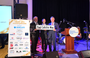 West End Neighborhood House appoints Stacy Shamburger, LMSW, as Executive Director Paul Calistro, John Matarese (WENH Board President), Wilmington Mayor, John Carney