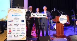 West End Neighborhood House appoints Stacy Shamburger, LMSW, as Executive Director Paul Calistro, John Matarese (WENH Board President), Wilmington Mayor, John Carney