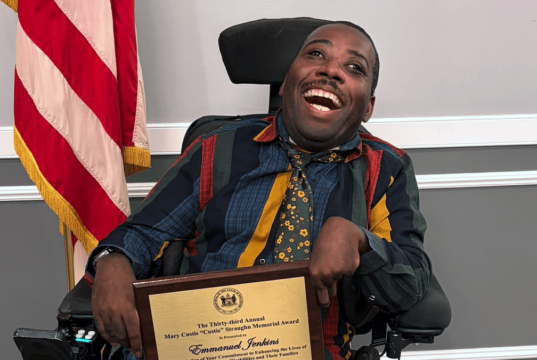 The State Council for Persons with Disabilities honors Jenkins with 2026 “Custie” Award 2026 “Custie” Award winner Emmanuel Jenkins was honored by the State Council for Persons with Disabilities for more than 20 years of advocacy, his leadership in the disability community, and his commitment to helping others find their voices. (Photo courtesy SCPD)