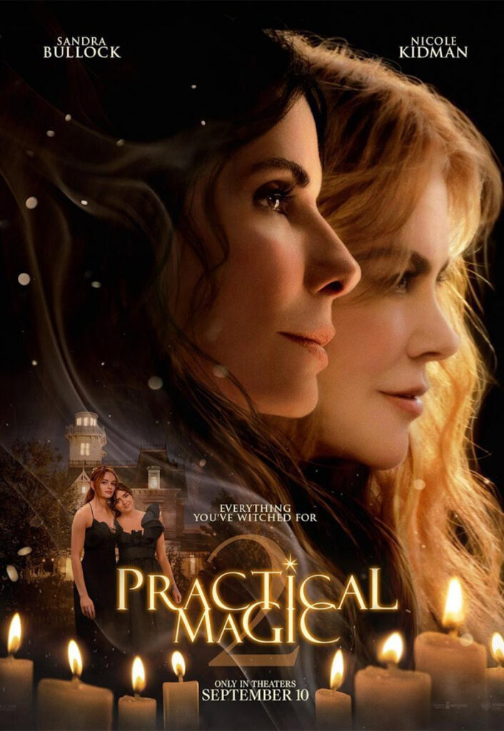 Flyer oficial de la película "Practical Magic"